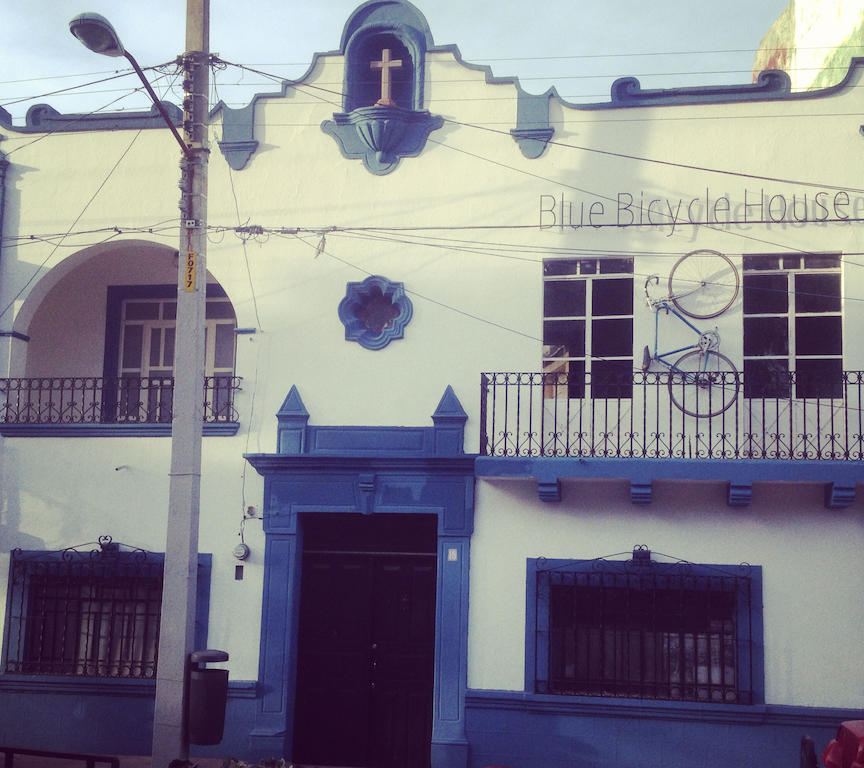 Blue Bicycle House Vandrarhem Querétaro Exteriör bild